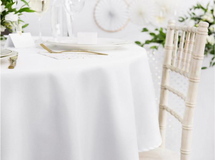Partydeco Tovaglia, bianca, 300cm (1 pkt / 1 pz.) (30 x 30 cm)