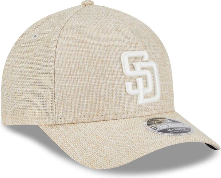 Actual product image New Era 9Forty M-Crown Cap - Weave San Diego Padres Beige