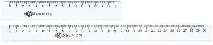 Actual product image Wedo Plastic ruler (300 mm)