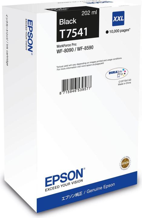 Image du produit Epson Encre noire 202.0ml WF Pro 8090/8590, "XXL (CF)