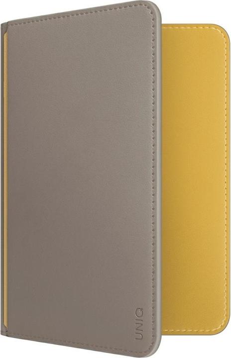 Actual product image Uniq Belmont RFID Blocking Passport Case - Grey/Yellow