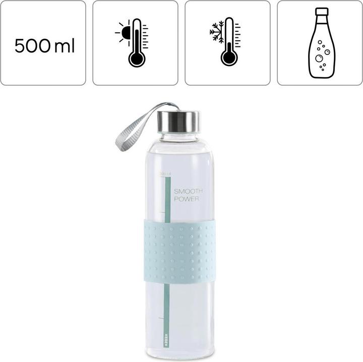 Productafbeelding Xavax Glazen drinkfles, 500 ml, deksel met draaglus (0.50 l)