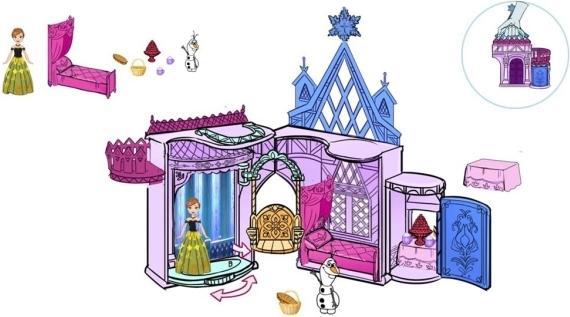 Produktbild Disney Frozen Die Eiskönigin Annas Schloss in Arendelle