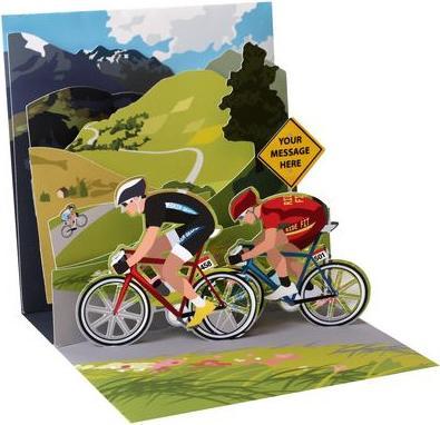 Immagine prodotto Up with paper Biglietto Pop-Up Biglietto motivo Bicicletta