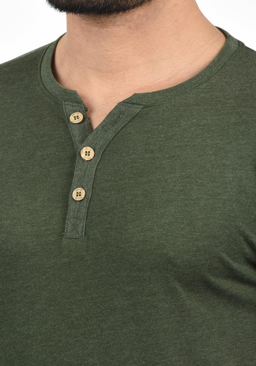Immagine prodotto Solid Volker T-Shirt A Maniche Corte Maglietta Da Uomo Con Collo Grandad (3XL)