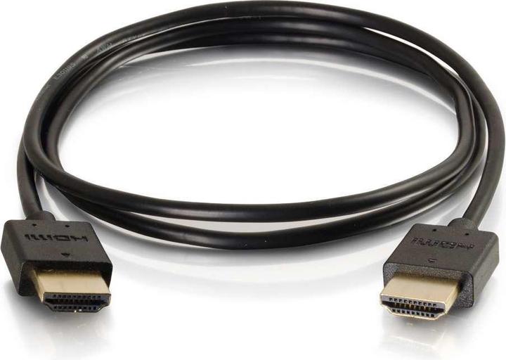 Immagine prodotto C2G 0,6 m di cavo HDMI ultra flessibile ad alta velocità con connettori a basso profilo (0.60 m, HDMI)