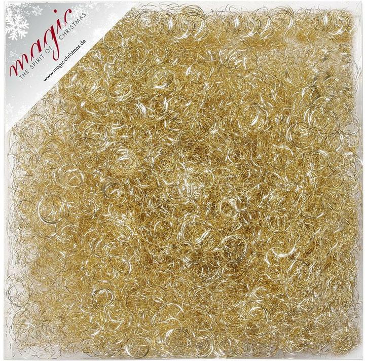 Actual product image Inge’s Glas Christmas Decor Christmas Decoration Angel Hair 40 g, Metal, Gold
