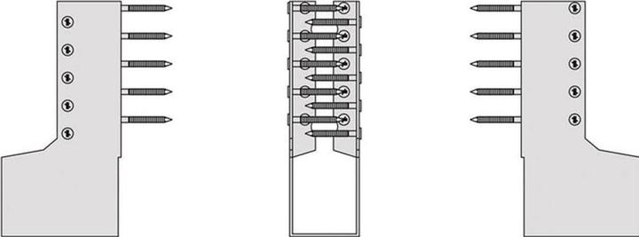 Actual product image Simpson Sst Beam shoe BSIN 100/140 (Joist hanger, 1 pcs.)