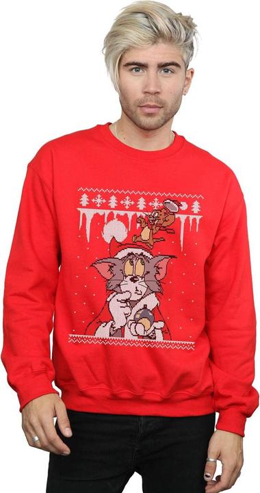 Immagine prodotto Tom & Jerry Christmas Fair Isle Felpa Uomo (S)