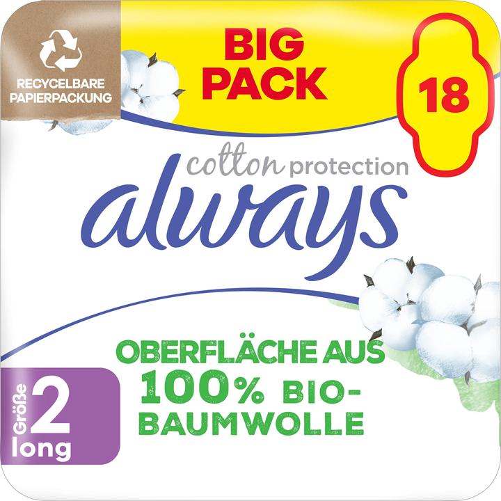 Always Cotton Protection (18 x, Damenbinden)