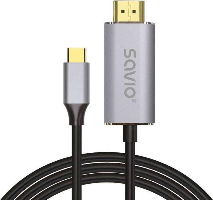 Actual product image Savio USB C — HDMI (Typ A) (1 m, HDMI)