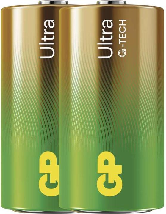 Produktbild GP Batteries Ultra Alkaline Batterie C Baby 1,5V 2er Blister (2 Stk., C)
