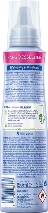 Immagine prodotto NIVEA Ultra Strong Styling Mousse DUO (300 ml, Agente schiumogeno)