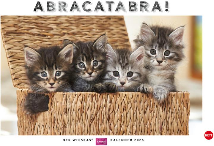 Produktbild Heye Whiskas Katzenkalender 2025 (45 x 30 cm, Harter Einband, Deutsch)