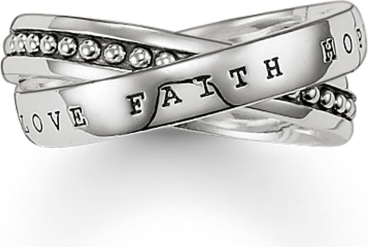 Immagine prodotto Thomas Sabo Anello multiplo di fede, amore, speranza (48, 925 Argento)