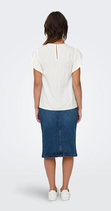 Produktbild JdY Locker geschnitten V-Ausschnitt Voluminöser Armschnitt Top Top (L)