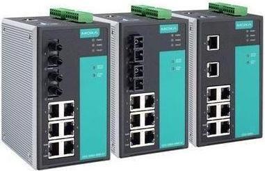 Image du produit Moxa EDS-508A-MM-SC-T - Commutateur Ethernet géré avec 6 ports 10100BaseT(X) (10100 ports)