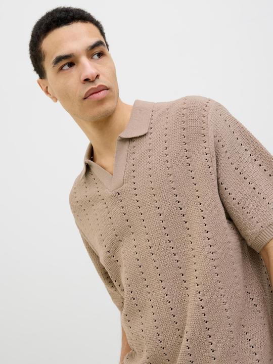 Actual product image Jack & Jones Jorparos Knit Easter Ss Crochet Polo (XXL)