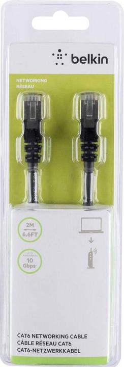 Actual product image Belkin Patch cable RJ-45 (M) to RJ-45 (M) (S/FTP, CAT6, 2 m)