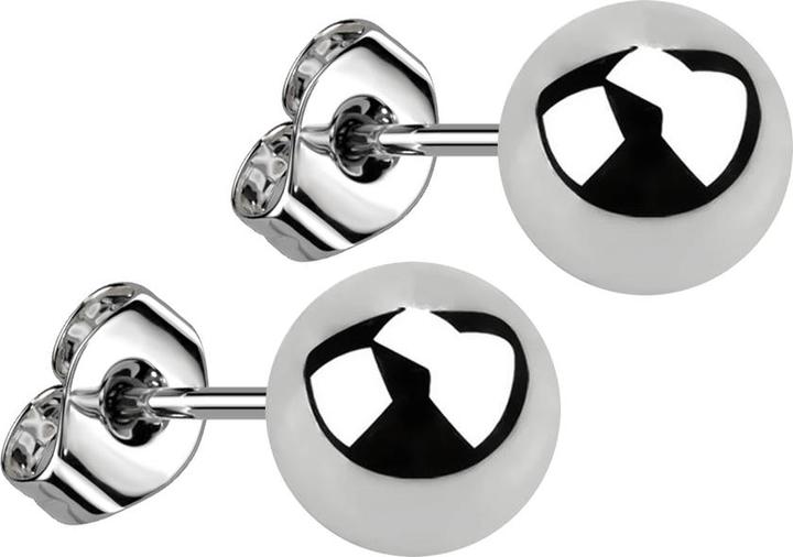 Immagine prodotto Star Piercing Orecchino con pallina in argento (senza ottone, Acciaio chirurgico 316L)