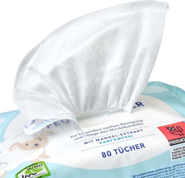 Immagine prodotto dm babylove Salviette umidificate sensibili (320 Pezzo/i)