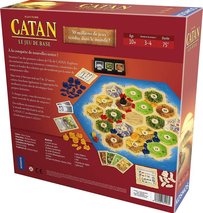 Actual product image Kosmos Catan (French)