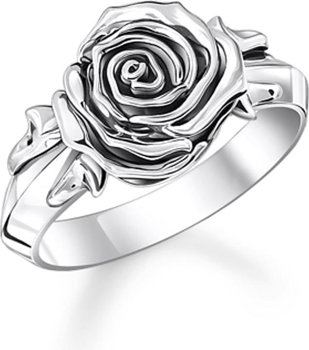 Produktbild Thomas Sabo Ring Midnight Rose Silber (56, 925 Silber)