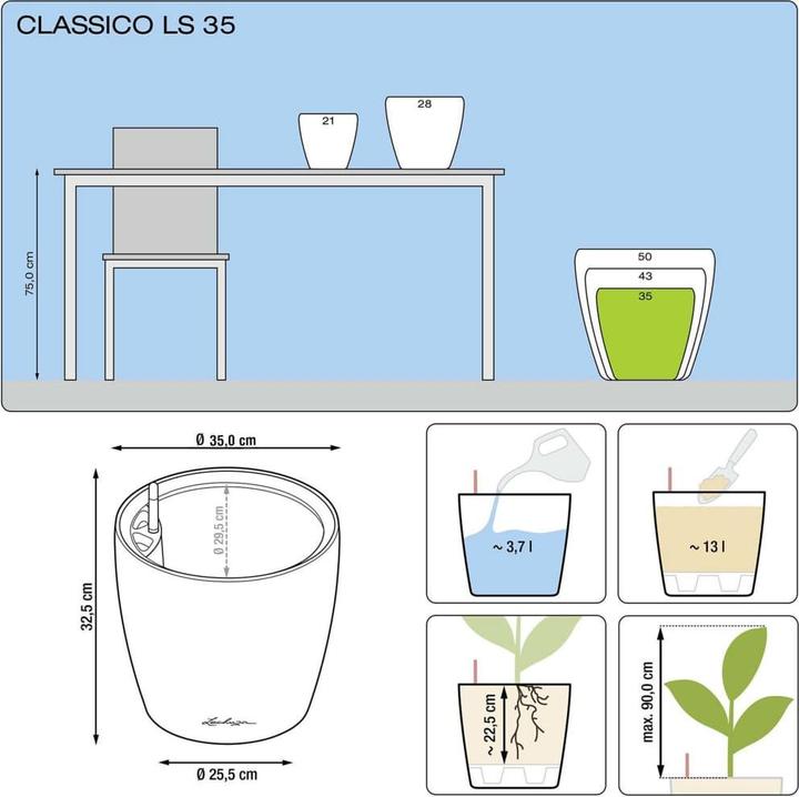 Image du produit Lechuza Classico (36 cm)