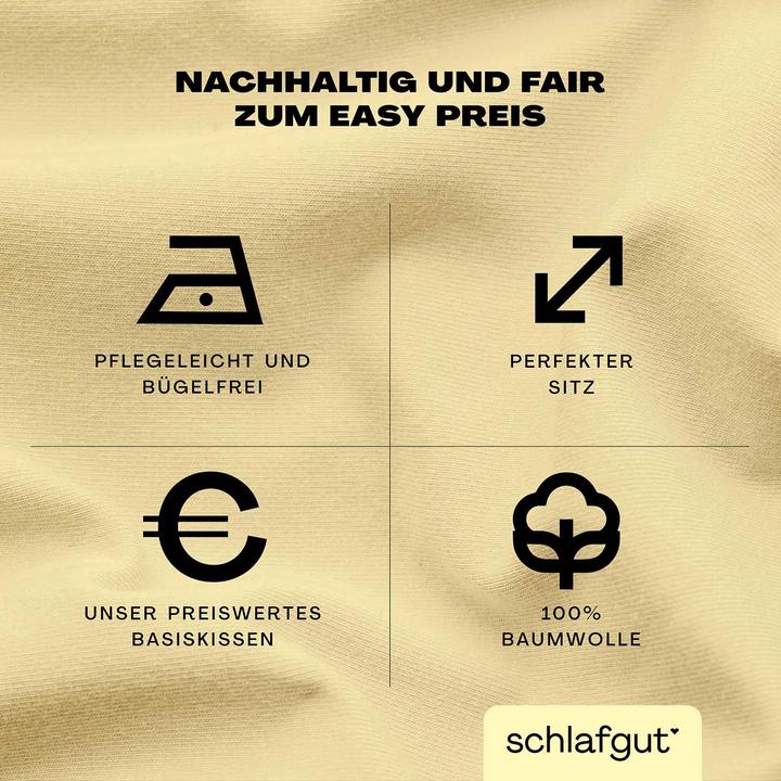 Immagine prodotto schlafgut Easy Jersey (Copripiumino, 40 x 80 cm)