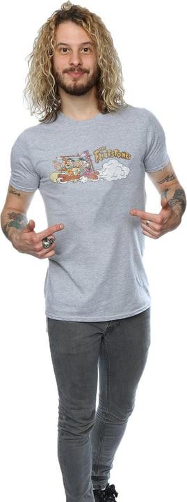 Produktbild The Flintstones Family Car Distressed TShirt (L)