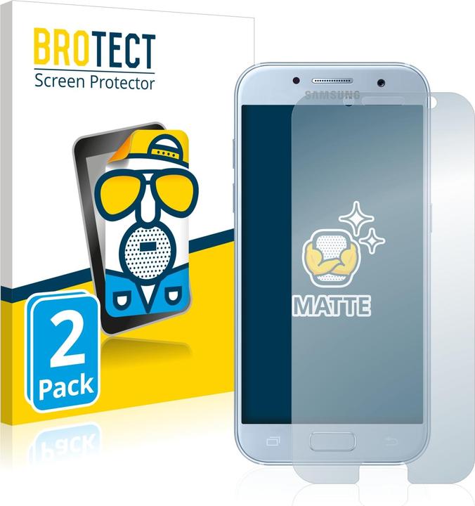 Actual product image BROTECT Anti-glare screen protector matt (2 Piece, Samsung Galaxy A5 (2017))
