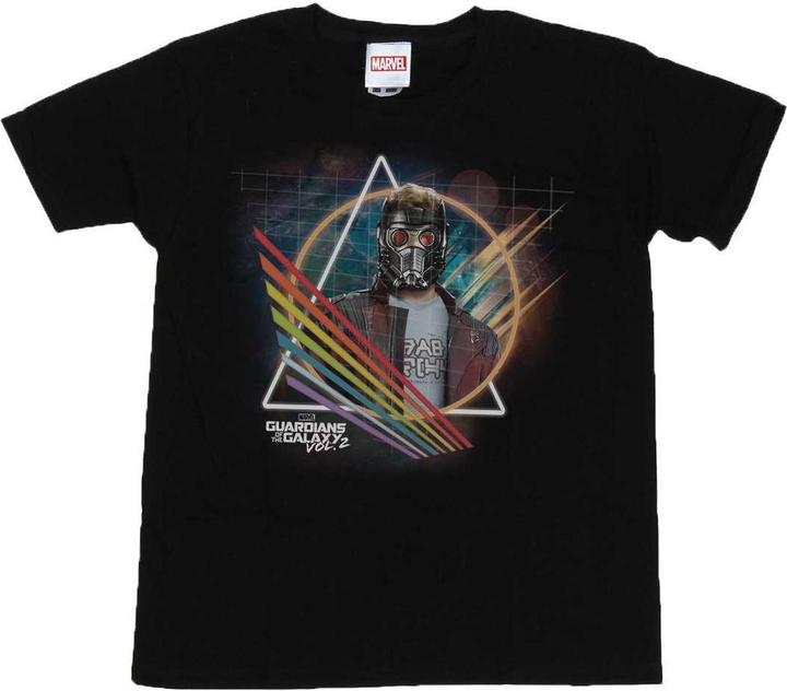Image du produit - T-shirt GUARDIANS OF THE GALAXY NEON STAR LORD MASKED - Garçon (152, 158)