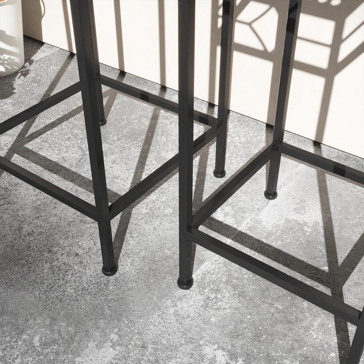 Image du produit Outsunny Set de supports pour fleurs avec plateau en osier