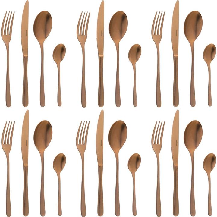 Produktbild Sambonet Besteck-Set Taste 24-teilig, Kupfer (24.24 Stück, Besteck Set)
