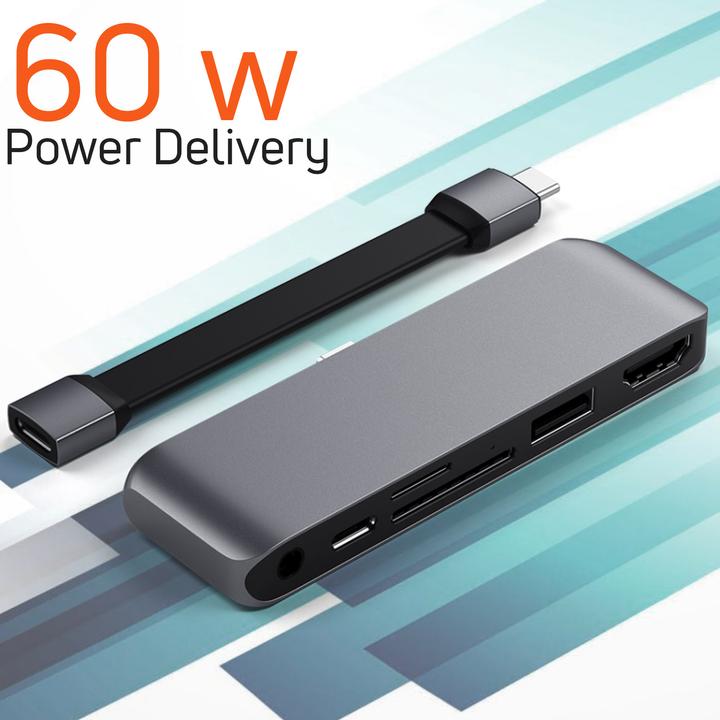 Actual product image Satechi USB-C Mobile Pro Hub (USB-C, 6 Ports)