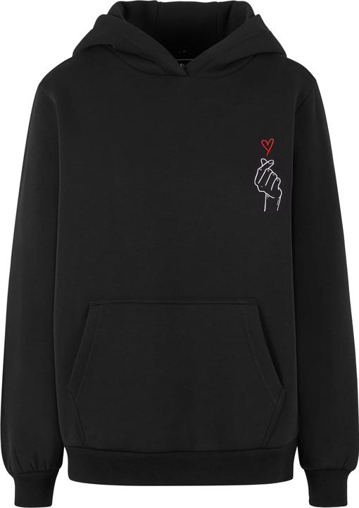 Miss Tee K Heart EMB Fluffy Hoody - 188485
