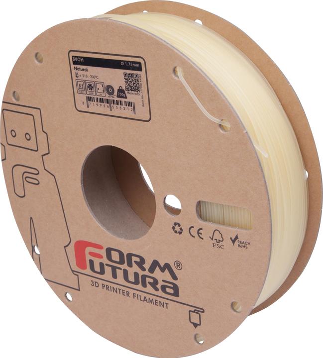 Produktbild Formfutura Filament BVOH Support Natur 1.75mm 750g (BVOH, 1.75 mm, 750 g, Transparent)