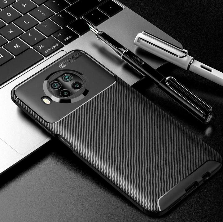 Produktbild Screenguard Xiaomi Mi 10T Lite Hülle Carbon Design TPU Case (Xiaomi Mi 10T Lite)