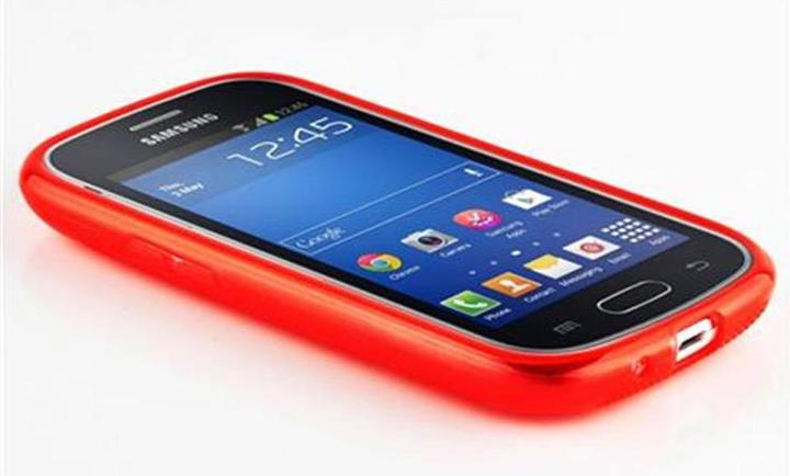 Actual product image Cadorabo TPU X-Line Cover (Samsung Galaxy Trend Lite)