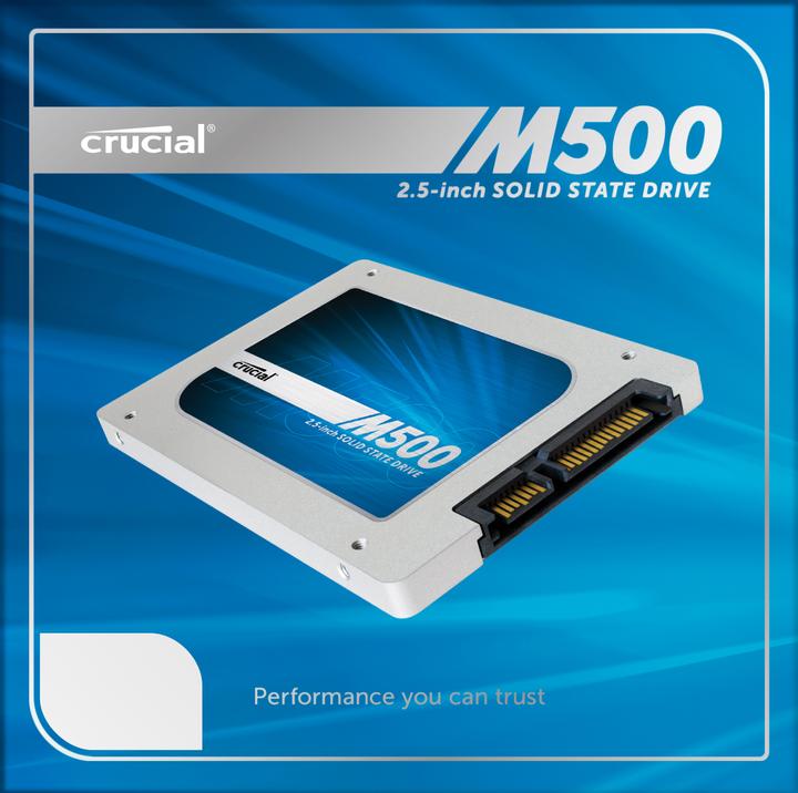Produktbild Crucial M500 (480 GB, 2.5")