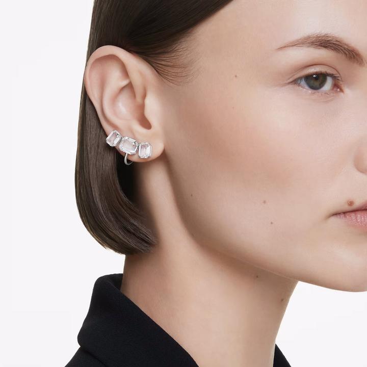 Immagine prodotto Swarovski Clip per orecchie Millenia con taglio ottagonale bianco (Metallo Swarovski)