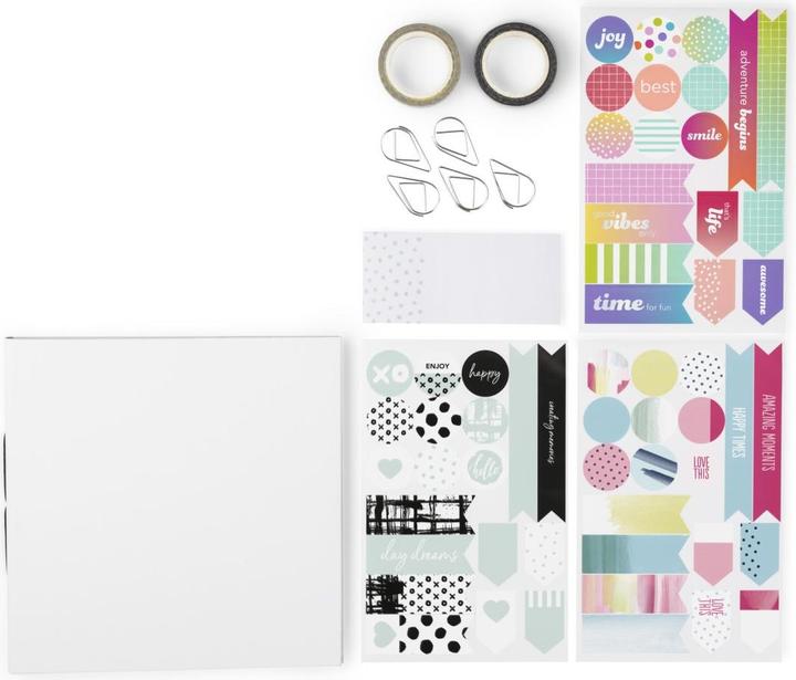 Immagine prodotto Hama Set creativo, crea il tuo album personalizzato con diversi accessori, idea regalo per foto fai da te (18 x 18 cm)