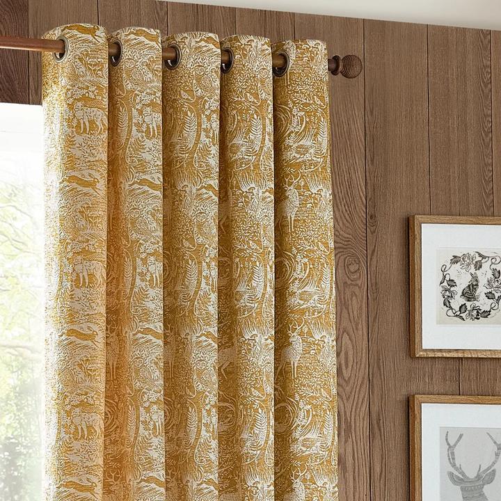 Immagine prodotto Furn Winter Woods Ciniglia Animali Tende con Occhielli (229 x 183 cm)