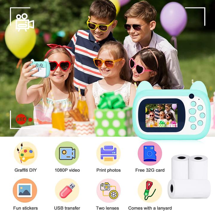 Immagine prodotto Supbro Macchina fotografica per selfie per bambini in blu B