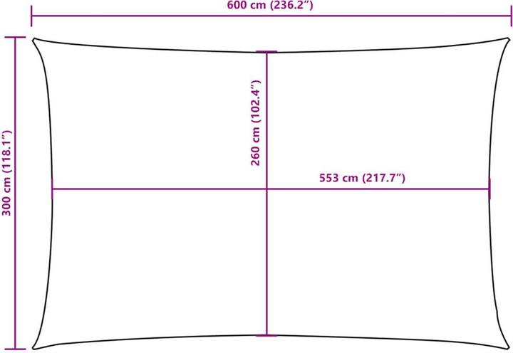 Actual product image VidaXL Nezhatok (3 x 6 m)