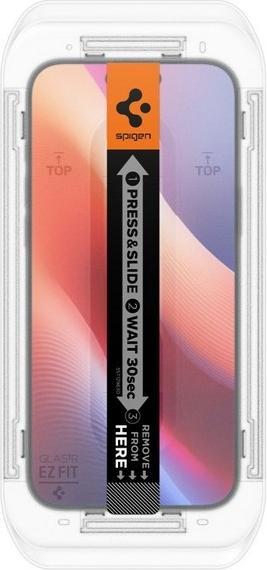 Produktbild Spigen Glas.TR iPhone 16 Pro "EZ FIT" clear szkło hartowane AGL07935 (1 Stück, Apple iPhone 16 Pro)