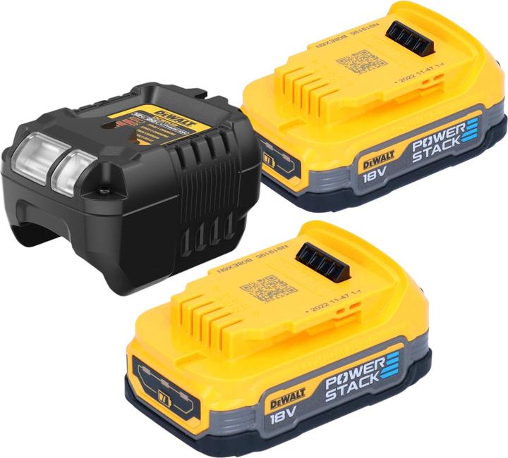Produktbild DeWalt DCD 996 E2 Akku Schlagbohrschrauber 18 V 95 Nm Brushless + 2x Powerstack Akku 1,7 Ah + (Akkubetrieb)