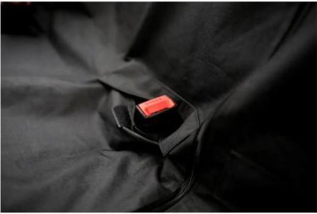 Actual product image Kerbl Car protective blanket for the back seat (Dog, Machine washable, Safety closure)