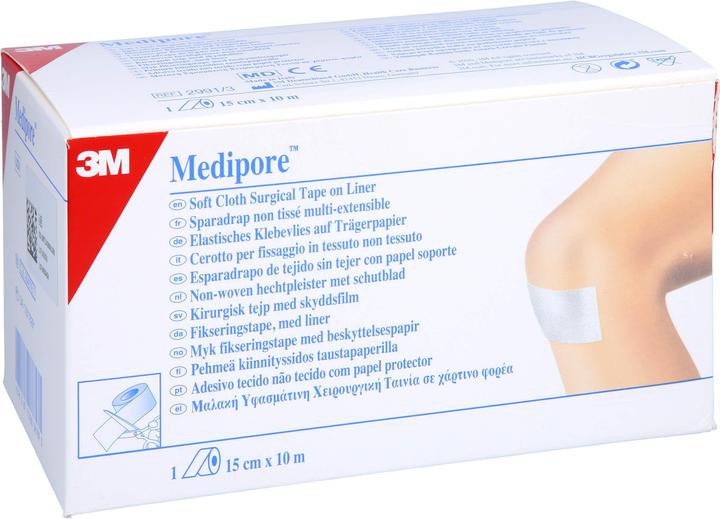 Immagine prodotto 3M Medipore vello di fissaggio 15cmx10m Liner (1 x)