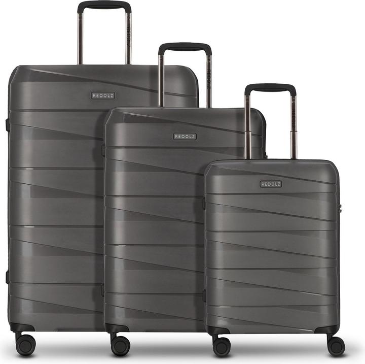Redolz Essentials 10 3-SET 4 Rollen Kofferset 3-teilig (188 l, XL (ab 115l))